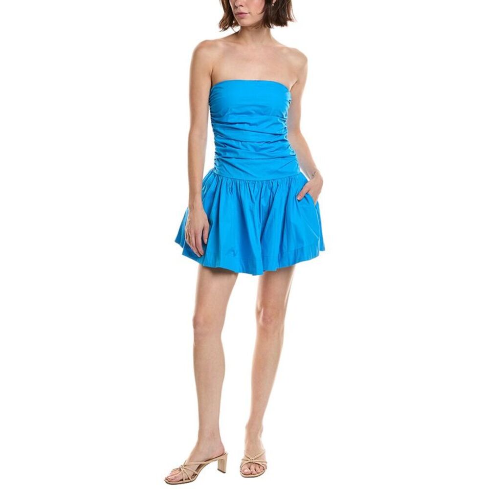 Nia Womens Currant Mini Dress, Blue